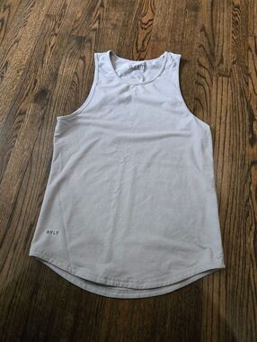 Bylt Basics Men’s Gray LUX Drop-Cut Tank Size Medium